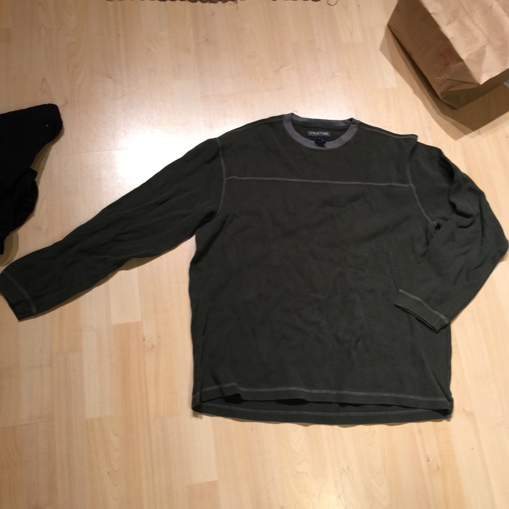 STRUCTURE olive sweater